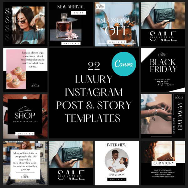 Luxury Instagram Post and Story Template
