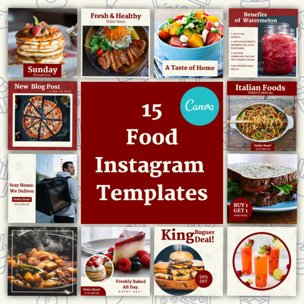 food instagram templates