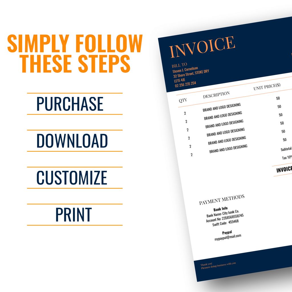 Invoice Continue Invoice Templates - Letroot Shop
