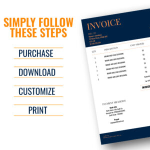Canva Invoice Templates (Printable Templates)